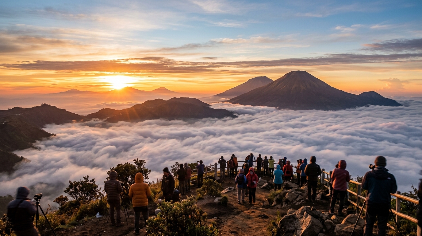 Bukit Sikunir (Golden Sunrise)